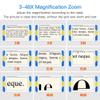 5.0In Digital Video Magnifier Reading, 26 Kinds Color Modes, 3X-48X Zoom, HDMI AV Output, Ideal Tool for Low Vision People Reading Writing Viewing Books view 2