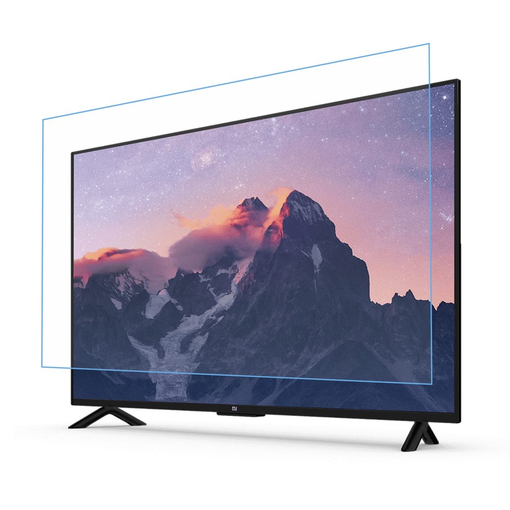 JQZWXX 43-65 Inch TV Screen Protector, Anti Blue Light/Anti-Glare/Anti Scratch Film, Guard Against Radiation, Relieve Eye Strain for Samsung, Hisense, Sharp, Sony, LG Etc / 55in1221x689mm