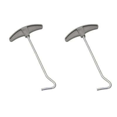 SEIWEI Tent Ground Nail Puller Peg Puller Hooks Extractor Outdoor Camping Ground Gazebo Peg Remover Durable
