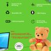 JRGKJCP 16 Minutes Voice Recorder, Record Custom Message for Crafts, Stuffed Bear, Baby Doll, and Pillow (Yellow) view 2