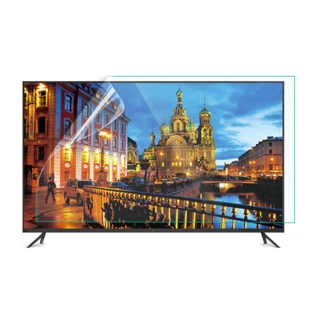 JQZWXX 60/65/75 Inch Anti Glare TV Film Anti Blue Light Screen Protector, Anti-Scratch Multi-Function Filter No Bubbles for Samsung/Hisense/LG Ect / 75in1645x930mm