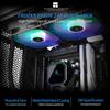 Thermalright Frozen Prism 240 Black ARGB AIO Water Cooler,Liquid CPU Cooler, 2120mm PWM Fans Water Cooling System,1850RPM High Speed,Compatible with AM4/AM5,Intel LGA1150/1151/1200/2011/1700/1851 view 2