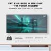 ERGO TAB Full Motion TV Wall Mount, Heavy Duty Single Articulating Arms TV Bracket for Most 32-55 Inch Flat Curved TVs, Up to VESA 400x400mm and 77lbs, Support Swivel, Tilt, Level Adjustment view 2