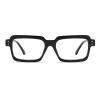COTIA 2 Pack Retro Small Square Reading Glasses Men Women Blue Light Blocking Computer Readers Anti UV Ray Eyeglasses (2pcs leopard+black, 2.25, multiplier_x) view 3