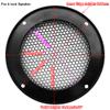 2 Pcs for 4 inch Speaker Grill Cover 4" High-Grade Car Audio Conversion Net Decorative Circle Metal Mesh Grille 125mm/4.92" (Black) view 2