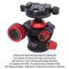 iShoot Tripod Ball Head 360 Rotate and 90 Tilt with 3/8 Screw Hole and Arca-Swis Fit Quick Release Plate Clamp, for DSLR Camera, Tripods, Monopods, Camera Slider, Camcorder, Max Load 5kg / 11lbs view 2