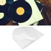 50pcs Record Cover, PE Clear Protective Inner Sheet for 12in LP LD, Anti Static Round Bottom Record Sleeves Protective Bag view 4