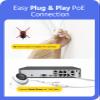 ANNKE 8 Channel Network Video Recorder 6MP NVR with 4TB HDD for 24/7 Recording, Works with ANNKE PoE Cameras only, Power Over Ethernet, Free Remote Access, Motion Detection, Smart Playback, H.265+ view 3