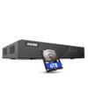 ANNKE 8CH NVR PoE Network Video Recorder NVR, H.265+/H.265/ H.264+/H.264 PoE Home Security, Only Supports up to 8 x 6MP ANNKE IP PoE Cameras, Free Remote Access, Motion Detection, 6TB Hard Disk Drive view 1