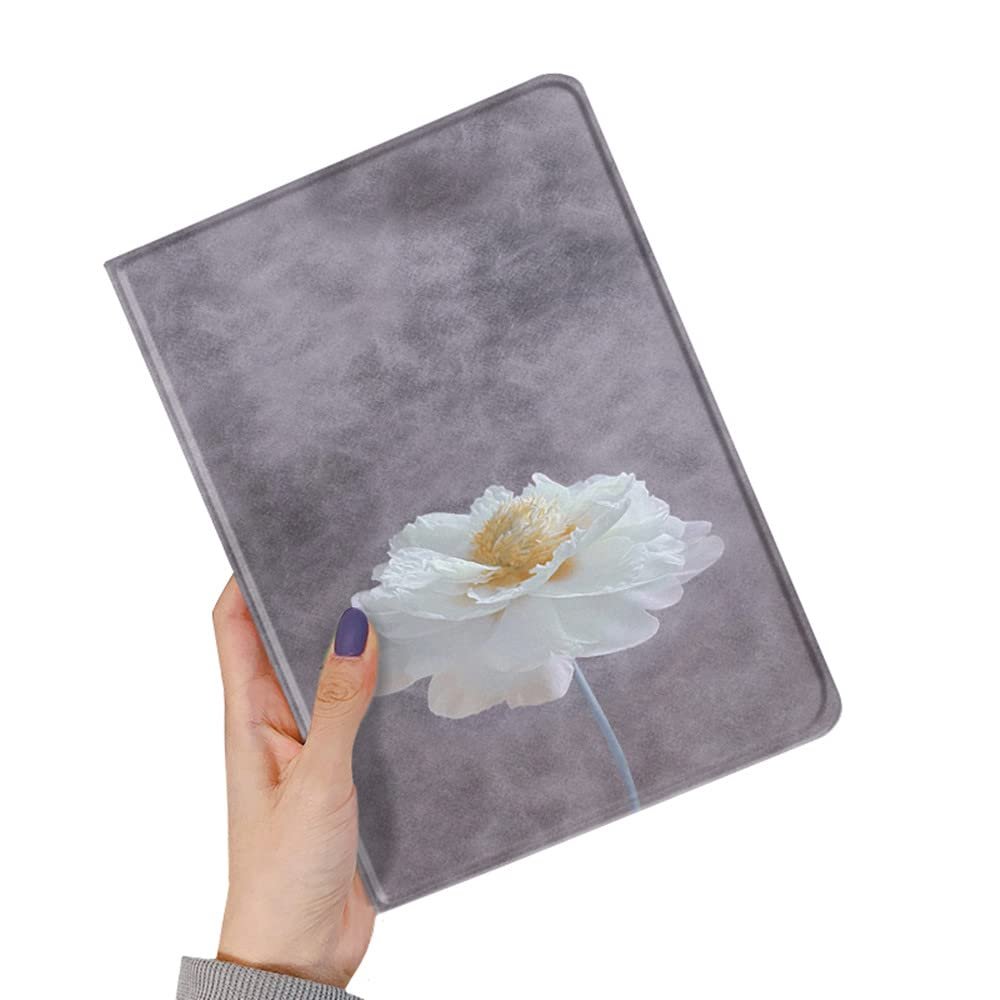 Floral Pattern Case Compatible with iPad Pro 11 inch (4th, 3rd, 2nd & 1st Gen) 2022 2021 2020 2018, Cute Flower Cover Support Pencil Charging Soft TPU Back Cover Auto Wake Sleep (Color T)