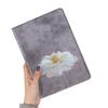 Floral Pattern Case Compatible with iPad Pro 11 inch (4th, 3rd, 2nd & 1st Gen) 2022 2021 2020 2018, Cute Flower Cover Support Pencil Charging Soft TPU Back Cover Auto Wake Sleep (Color T) view 1