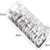 Cable Management Box, White Plastic With 10 Wire Ties, Clear Power Cord Organizer With 8 Compartment (2 Pack) view 4