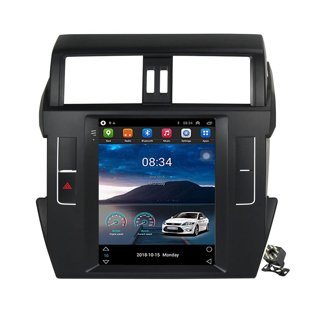 Car Stereo for Toyota Land Cruiser Prado 150 2013-2017 Android 11 Car Radio Multimedia Player 9.7" Vertical Screen with GPS Navigation BT FM 4G WiFi SWC+Backup Camera,Ts2/2+32g
