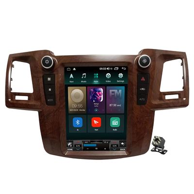Android 11 for Toyota Fortuner/Hilux Revo 2004-2015 Car Stereo Radio 9.7" Vertical Screen with Carplay Auto BT Navigation Media Player GPS WiFi 4G FM SWC+Backup Camera,Ts7/8+128g/bn