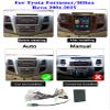 Android 11 for Toyota Fortuner/Hilux Revo 2004-2015 Car Stereo Radio 9.7" Vertical Screen with Carplay Auto BT Navigation Media Player GPS WiFi 4G FM SWC+Backup Camera,Ts7/8+128g/bn view 2