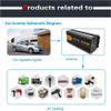ZWEBY 8000w Power Inverter Pure Sine Wave,12V24V DC to 230V/240V AC Converter-2AC Outlets Car Inverter with One USB Port for Car Caravan Camping Boat,24V view 2