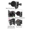 Camera Ball Head, Portable Tripod Head with Level Gauge, 3/8in Interface, Aluminum Alloy Ball Head Mount for Video Recording view 3