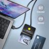AXAGON CRE-SM3N USB Smart Card FlatReader view 2