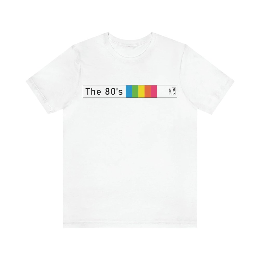 The 80s VHS T-Shirt White L
