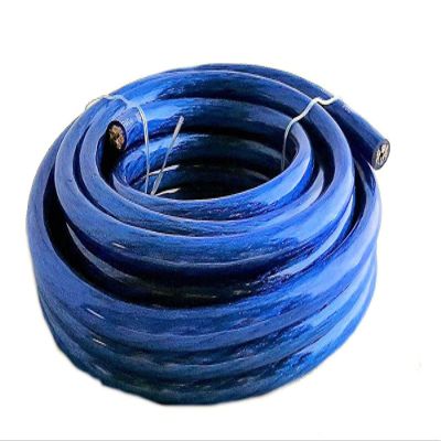 IMC Audio 8 Gauge CCA Power Ground Wire Cable (200ft Blue) Battery Cable Wire, Automotive, Car Audio Speaker Home Stereo System, RV Trailer, Amp Wiring 8 Guage Ground Wire