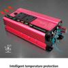ZWEBY 1500W Car Power Inverter - DC 12V to AC 220V Car Converter with 4 USB Ports & Digital Display Universal Plug view 4