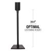 Sanus Wireless Speaker Stand for Sonos Era 100 - Pair (Black) |, Perfect Stand Setup for Easy and Secure Mounting of New Sonos Era 100 Speakers - OSSE12-B2 view 3