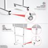 Rolling TV Mount  CTA Rolling TV Mount with Cable Management for Monitors up to 65 inches view 3