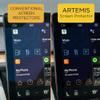 Artemis Shields Matte Anti Glare Anti Fingerprint Premium Screen Protector compatible for 2024 2023 Nissan Frontier Pro X, Pro 4X 9 inch Infotainment Navigation Multimedia Touchscreen Display 2 Pack view 3