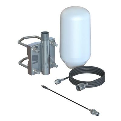 Scan Iridium Passive Omnidirectional Antenna | Satellite Signal Boost | Marine & Remote Use | Easy Mount | Rugged Design | Compatible with Iridium Phones and Iridium GO! | 8M Cable | with Mast Mount