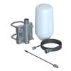 Scan Iridium Passive Omnidirectional Antenna | Satellite Signal Boost | Marine & Remote Use | Easy Mount | Rugged Design | Compatible with Iridium Phones and Iridium GO! | 8M Cable | with Mast Mount view 1
