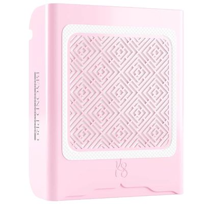 Kiara Sky Beyond Pro Nail Dust Collector, Super Suction Vacuum Technology, Double Filtration, Reusable HEPA Filter - Pink