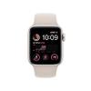 Apple Watch SE 2nd Gen (GPS, 40mm) - Starlight Case with Starlight Sport Band S/M (Renewed) view 2