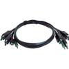 Black Box Network - SKVMCBL-2DP-10TAA Secure KVM Cable - Each end (1) USB, (1) or (2) DisplayPort, (1) 3.5mm view 1