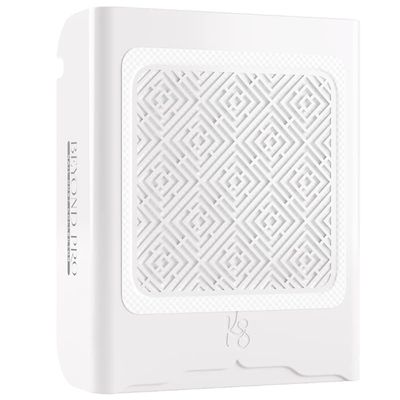 Kiara Sky Beyond Pro Nail Dust Collector, Super Suction Vacuum Technology, Double Filtration, Reusable HEPA Filter - White