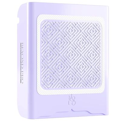 Kiara Sky Beyond Pro Nail Dust Collector, Super Suction Vacuum Technology, Double Filtration, Reusable HEPA Filter - Purple