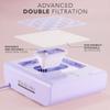 Kiara Sky Beyond Pro Nail Dust Collector, Super Suction Vacuum Technology, Double Filtration, Reusable HEPA Filter - Purple view 4