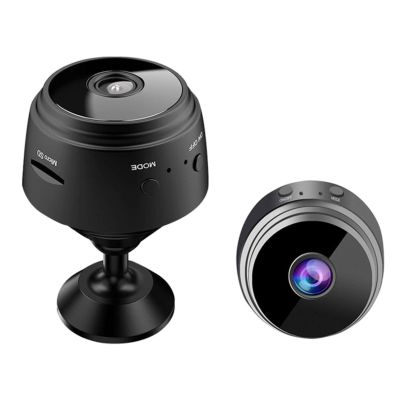 Mini Surveillance Camera, 1080P Camera with 150 Wide Angle Lens Night Vision Motion Detection Home Security Camera with Loop Recording 360 Rotation