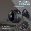 Mini Surveillance Camera, 1080P Camera with 150 Wide Angle Lens Night Vision Motion Detection Home Security Camera with Loop Recording 360 Rotation view 3