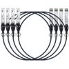 H!Fiber 4 Pack SFP+ Cable, 10G SFP+ DAC, 1M(3.3ft), Passive Direct Attach Copper Twinax Cable for Cisco SFP-H10GB-CU1M, Ubiquiti UniFi UC-DAC-SFP+, Meraki, Mikrotik, Intel, Fortinet, Netgear view 1