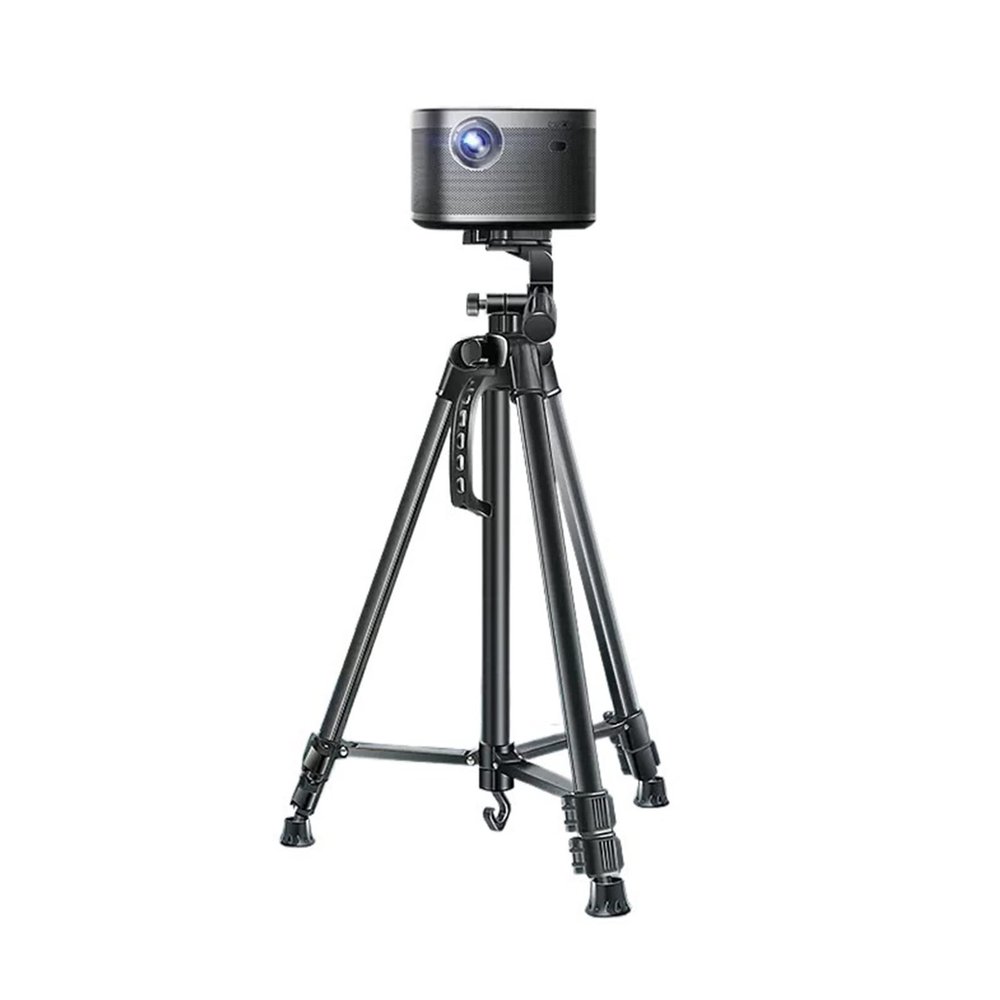 DYPASA Projector Mount Home Projector Support Floor Mounted Hole Free Telescopic Tripod Universal Desktop Bedside Sofa Portable Triangular Support Ceiling Mount with Tray (Size : 150cm)
