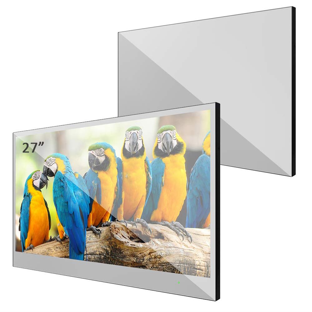 elecsung Smart TV for Bathroom Mirror IP66 Waterproof Android 11.0 System with Integrated HDTV(ATSC) Tuner and Built-in Wi-Fi&Bluetooth