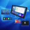 Double Din Android 13 Car Stereo for Dodge Ram 1500 2500 3500 2013-2018 w/Manual AC, 6+128GB 8Core IPS Screen Radio Player with GPS Navigation Built-in Car-Play Android Auto, DSP view 3