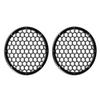 Advanblack x XBS CNC Black 2PCS Covers HEX 8'' Speaker Grills Fit for Harley Touring Saddlebag Lids Tour Trunk Pack Lid with 8 inch Speakers view 1