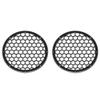Advanblack x XBS CNC Black 2PCS Covers HEX 8'' Speaker Grills Fit for Harley Touring Saddlebag Lids Tour Trunk Pack Lid with 8 inch Speakers view 4