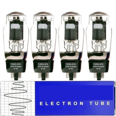 JINGERL 6L6G Vacuum Tube Replacement 6P3P 6L6 KT66 Tube Amplifier HiFi Audio Amplifier Original Precision Matching Speaker (Color : 4PCS 6L6G)