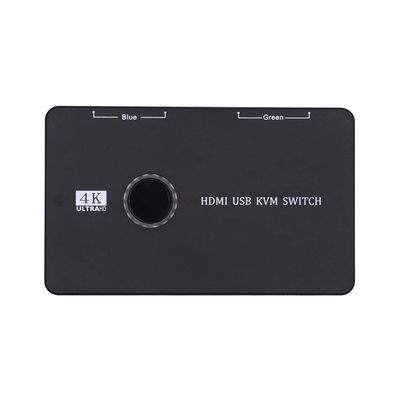 cablecc KVM USB 2.0 & HDMI 4K Switch Selector Dual PCs Sharing Monitor HDTV USB Port Keyboard Mouse Scanner Printer