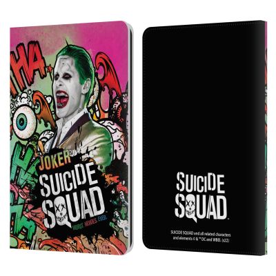 Head Case Designs Officially Licensed Suicide Squad 2016 Joker Poster Graphics Leather Wallet Case Compatible with Kindle Paperwhite 1/2 / 3