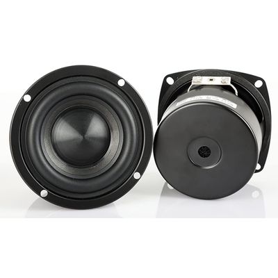 CHOOYO 3Inch Subwoofer Speaker 4 8Ohm 25W HiFi Woofer Bass Speaker for Home Theater Audio DIY Loudspeaker Accessory 1PC (Color : Square 8 ohm Speaker)