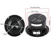 CHOOYO 3Inch Subwoofer Speaker 4 8Ohm 25W HiFi Woofer Bass Speaker for Home Theater Audio DIY Loudspeaker Accessory 1PC (Color : Square 8 ohm Speaker) view 3