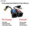 HXMCIHEPO 8 Pair Video Balun with Power, BNC to Cat5 Adapter, Ground Loop Isolated HD Analog Surveillance Camera Cable Ethernet Transceiver - Compact and Weatherproof view 2